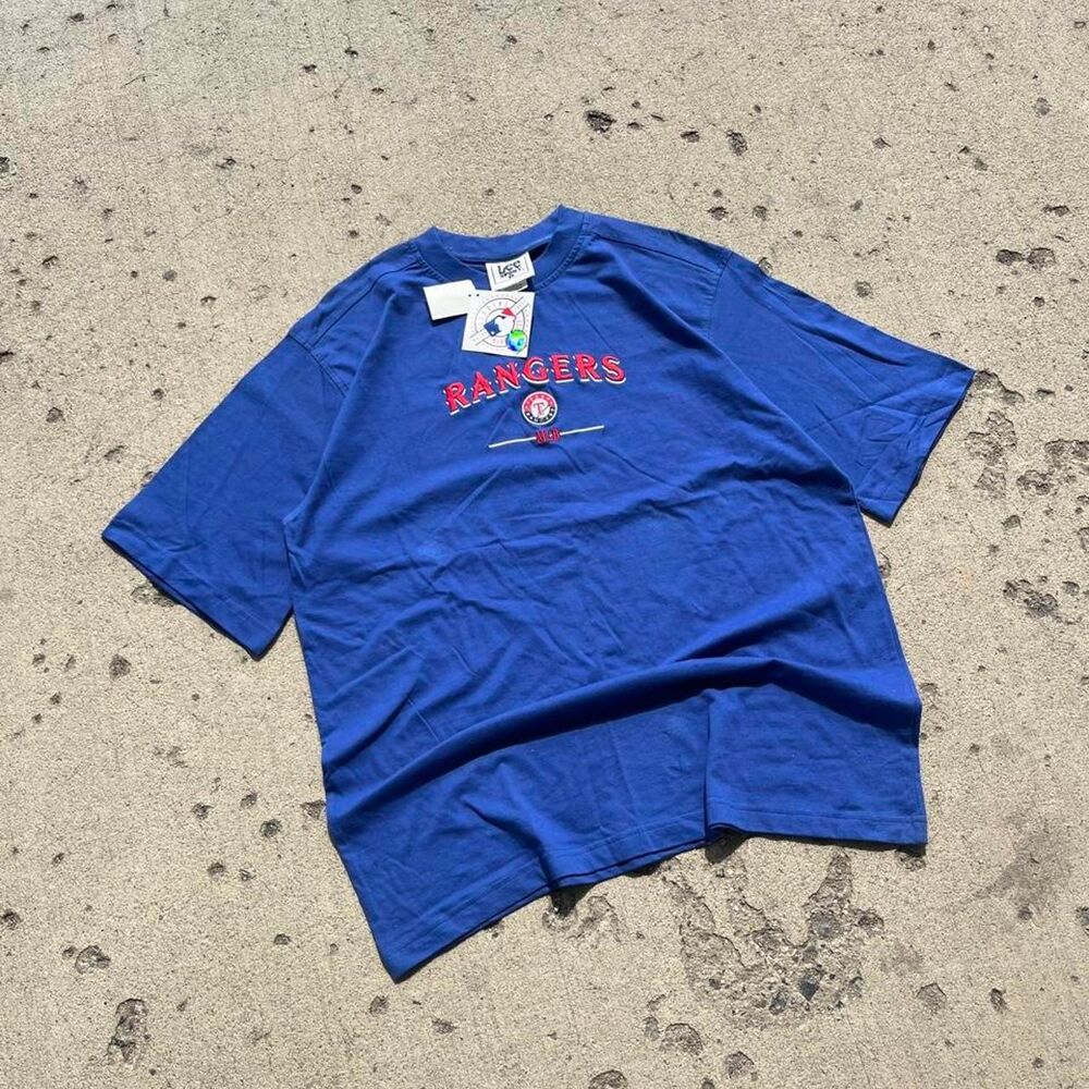 Vintage Deadstock Lee Sport Texas Rangers MLB Baseball Tee Shirt